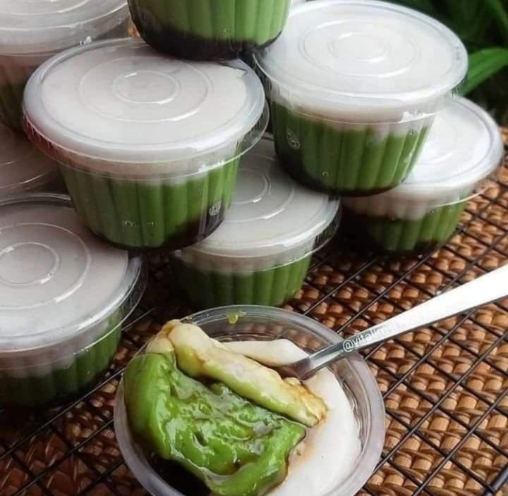 Resep Jongkong Khas Bangka, Kue Lapis dalam Cup