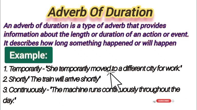 Adverbs of Duration, Pengertian, Jenis, dan Fungsi dalam Bahasa Inggris