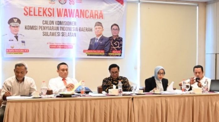 Tim Seleksi Calon Anggota Komisi Penyiaran Indonesia Daerah (KPID) Sulawesi Selatan (Sulsel)