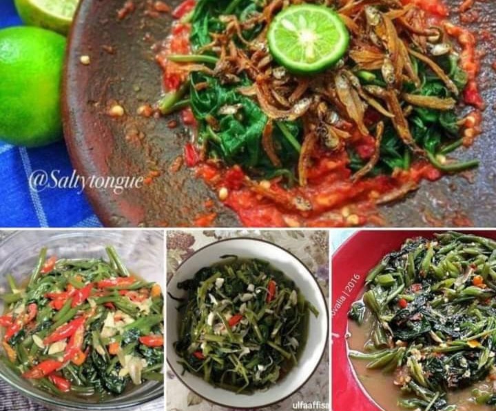 Resep Plecing Kangkung, Nikmat Tanpa Lauk