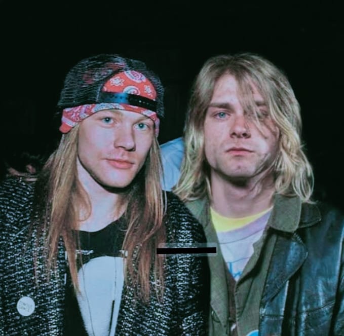 Kisah Perseteruan Dua Rockstar, Axl Rose vs Kurt Cobain