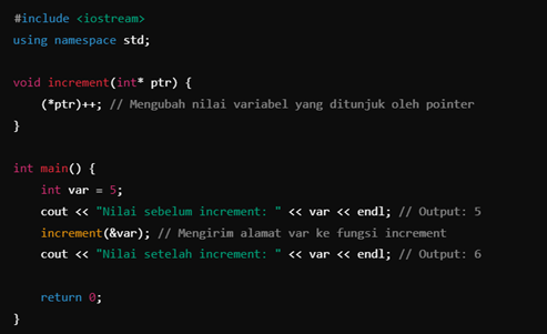 Pointer dan Array