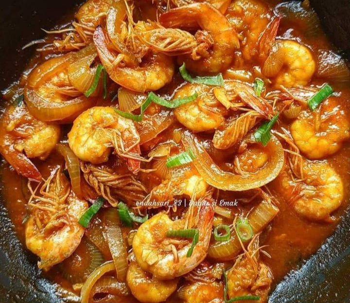 Resep Udang Asam Pedas, Ringkas Tapi Enak