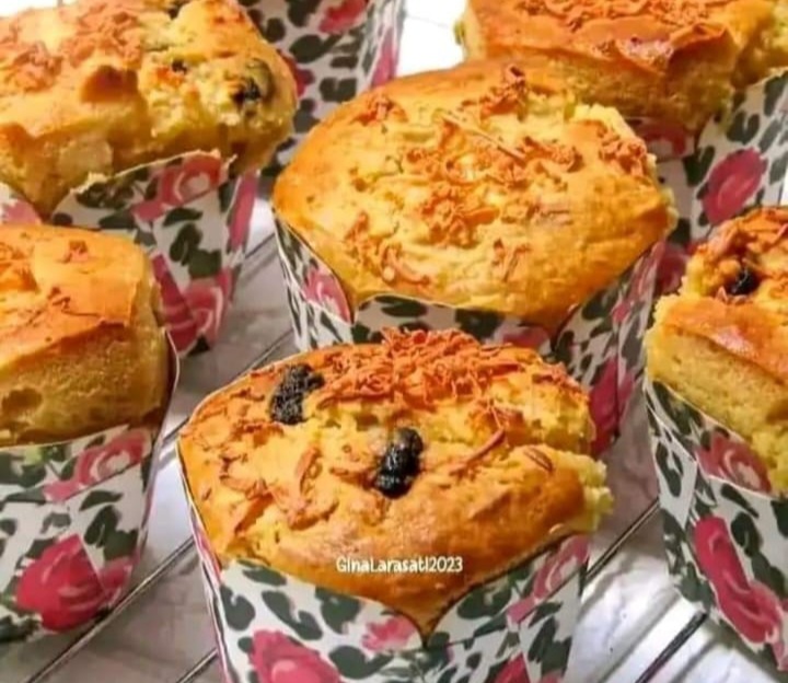 Resep Muffin Tape Keju, Nikmat dan Merekah