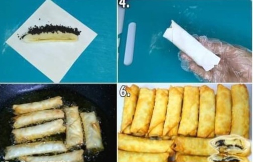 Resep Pangsit Pisang Oreo, Menu Tiga Rasa