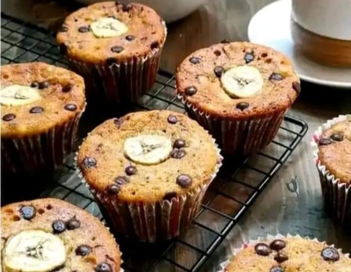 Resep Banana Choco Muffin, Pisang dengan Cokelat