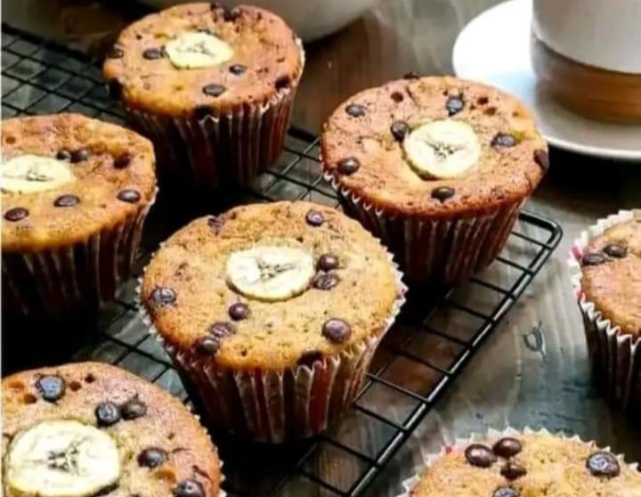 Resep Banana Choco Muffin, Kombinasi Pisang dan Cokelat