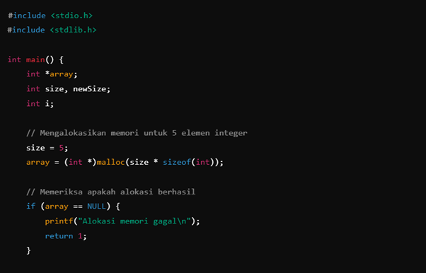 Memahami Fungsi untuk Alokasi Memori Secara Dinamis dalam Pemrograman