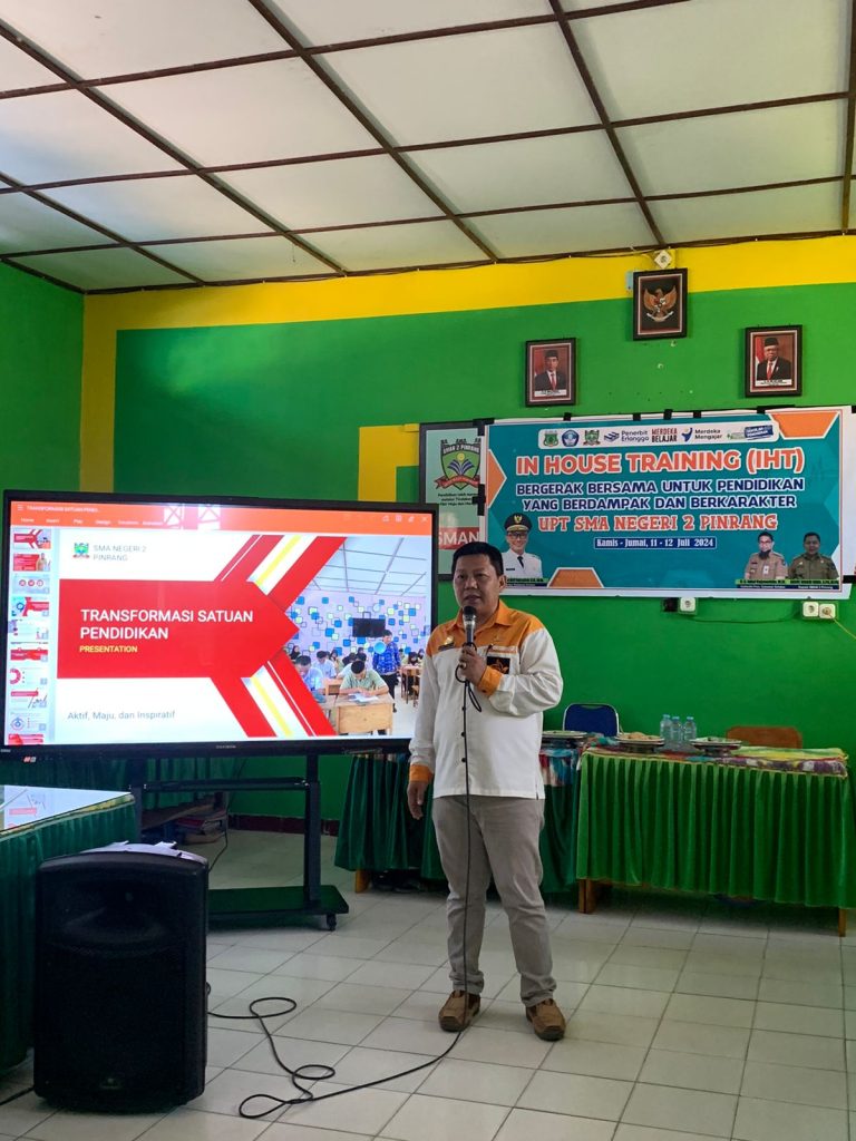 SMAN 2 Pinrang Gelar In House Training untuk Tingkatkan Kolaborasi dan Dampak Positif