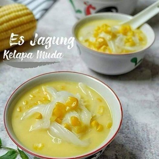 Resep Es Jagung Kelapa Muda, Lezat dan Menyegarkan