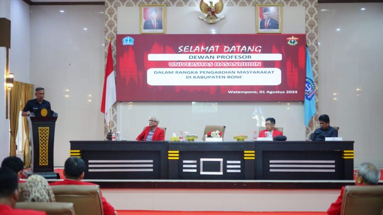 Dewan Profesor Unhas Sambangi Bone, Ini Tujuannya