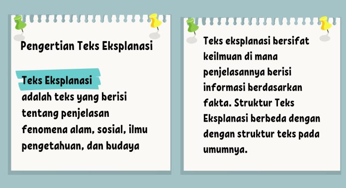 Jenis-Jenis Teks Eksplanasi