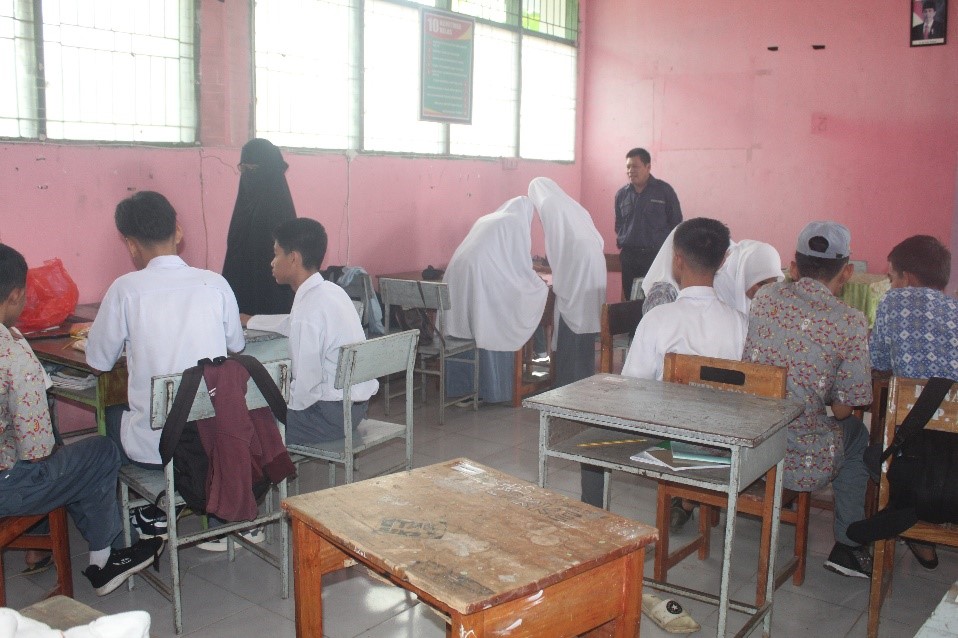 proses belajar – mengajar di SMA Muhammadiyah Kabupaten Pinrang