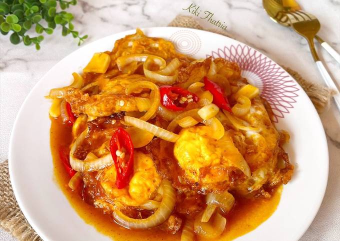 Resep Telur Ceplok Asam Manis