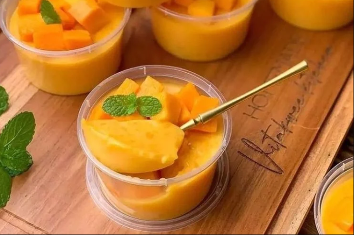 Resep Mango Cheese Pudding