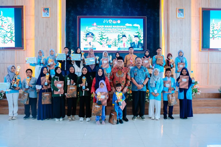 Bupati Barru Hadiri Puncak Peringatan Hari Anak Nasional 2024