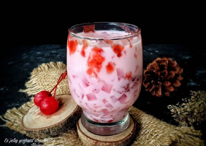 Resep Es Jelly Yogurt