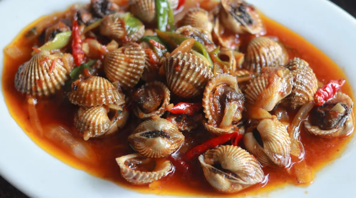 Resep Kerang Dara Saus Padang