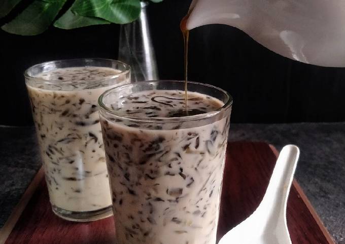 Resep Es Nutrijel Cincau