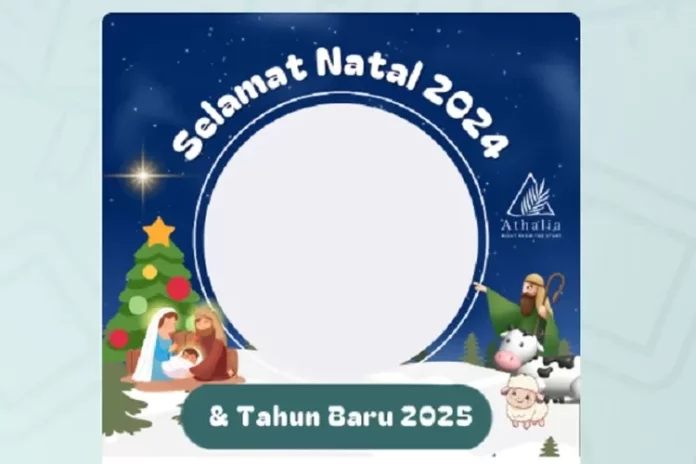 Twibbon Natal dan Tahun Baru