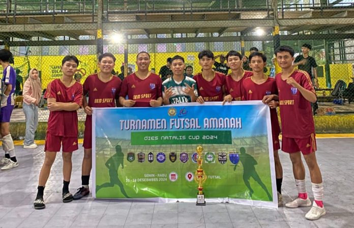 UKM Sport Unifa Raih Juara III Turnamen Futsal Antar Mahasiswa