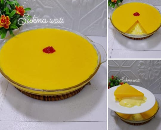 Resep Puding Sirup Oren Vla Custard, Segar dan Kenyal