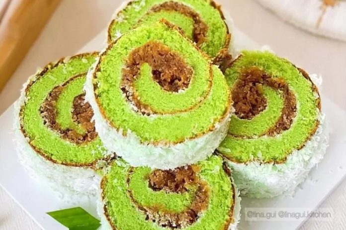 Resep Klepon Roll Cake