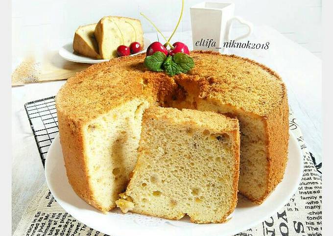 Resep Banana Chiffon Cake