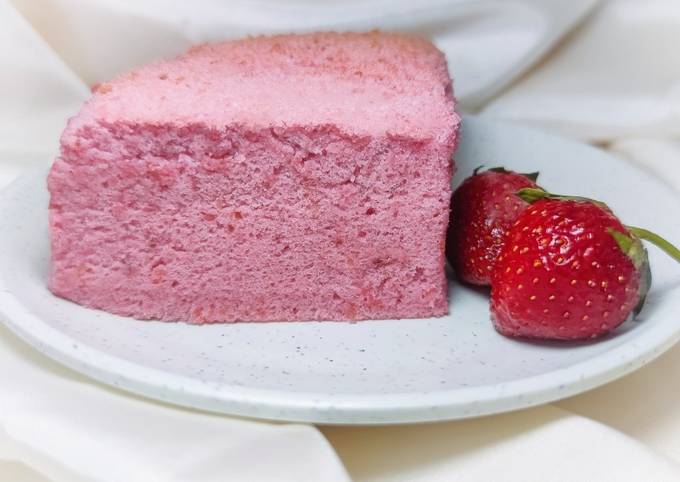 Resep Strawberry Ogura Cake