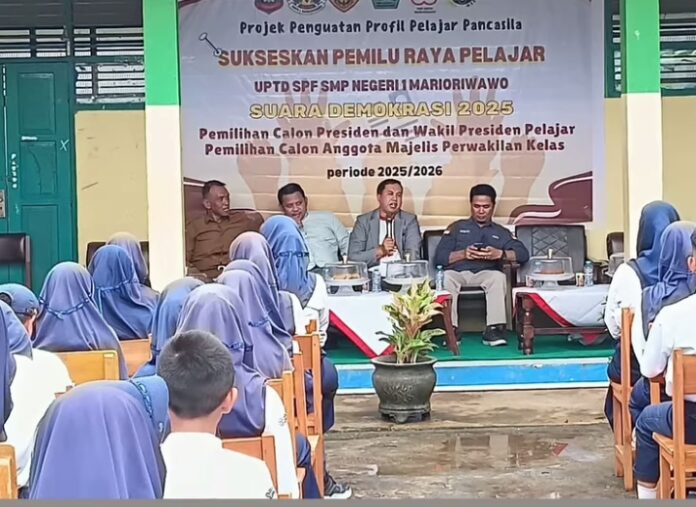 KPRP SMPN 1 Marioriwawo Gelar Kelas Demokrasi