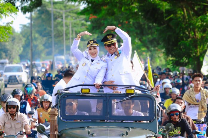 menyambut Bupati dan Wakil Bupati terpilih periode 2025-2030