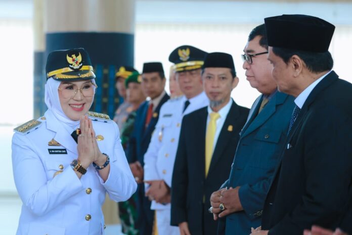 Serah Terima Jabatan, Andi Ina Resmi Menjabat Bupati Barru Periode 2025 - 2030